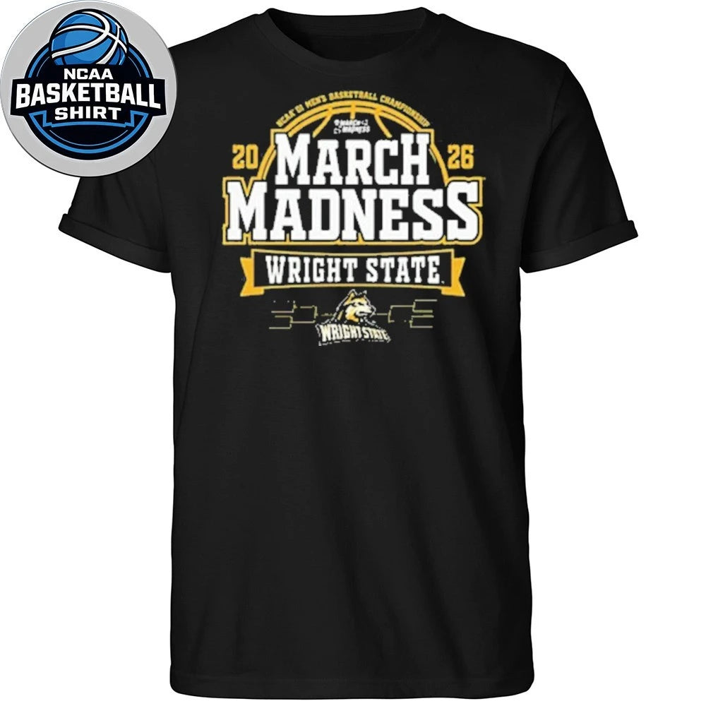 Wright State Raiders March Madness 2026 NCAA Division I Men’s Basketball Championship Shirt