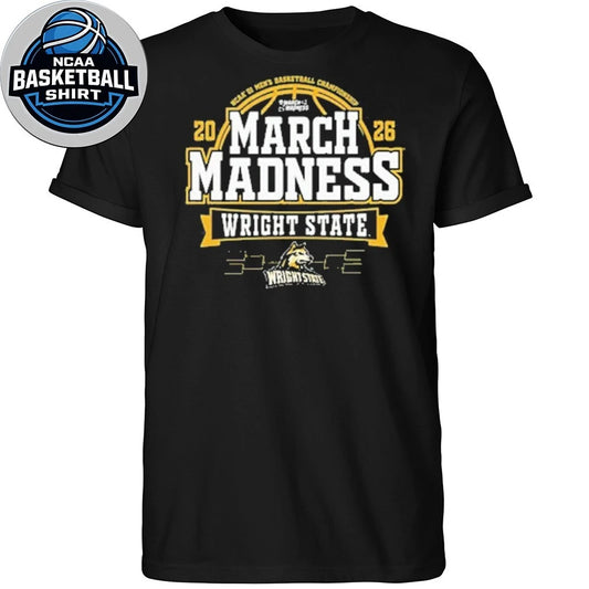Wright State Raiders March Madness 2026 NCAA Division I Men’s Basketball Championship Shirt