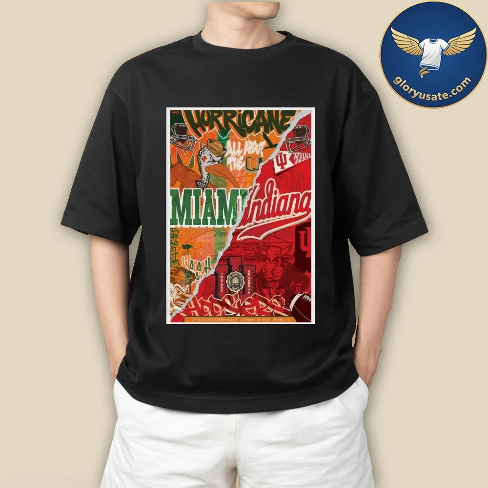 Wynwood Walls Jan 19 2026 Miami Vs Indiana Poster Shirt