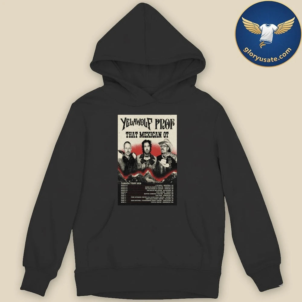 Yelawolf &amp; Prof Canada Tour 2026 Poster Shirt