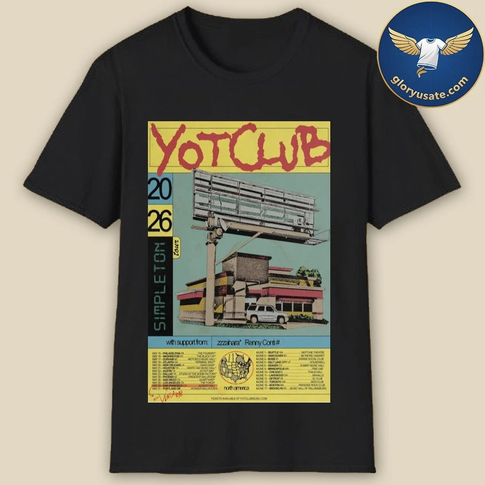Yotclub Spring Tour 2026 Poster Shirt