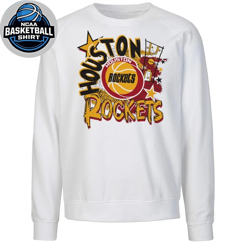 Youth Houston Rockets Mitchell &amp; Ness HWC Play By Stars T-Shirt