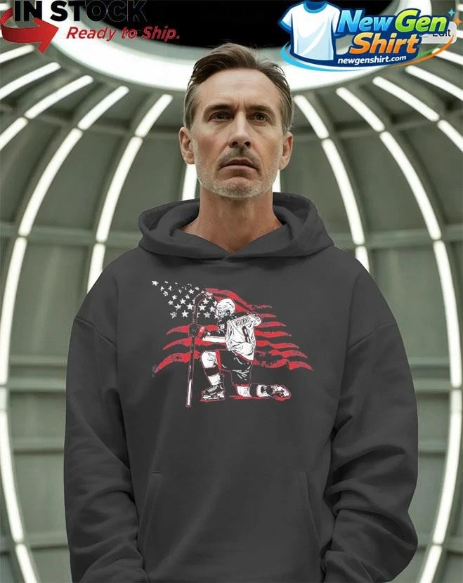 Zach Werenski Stars &amp; Stripes Superstar Pose Shirt