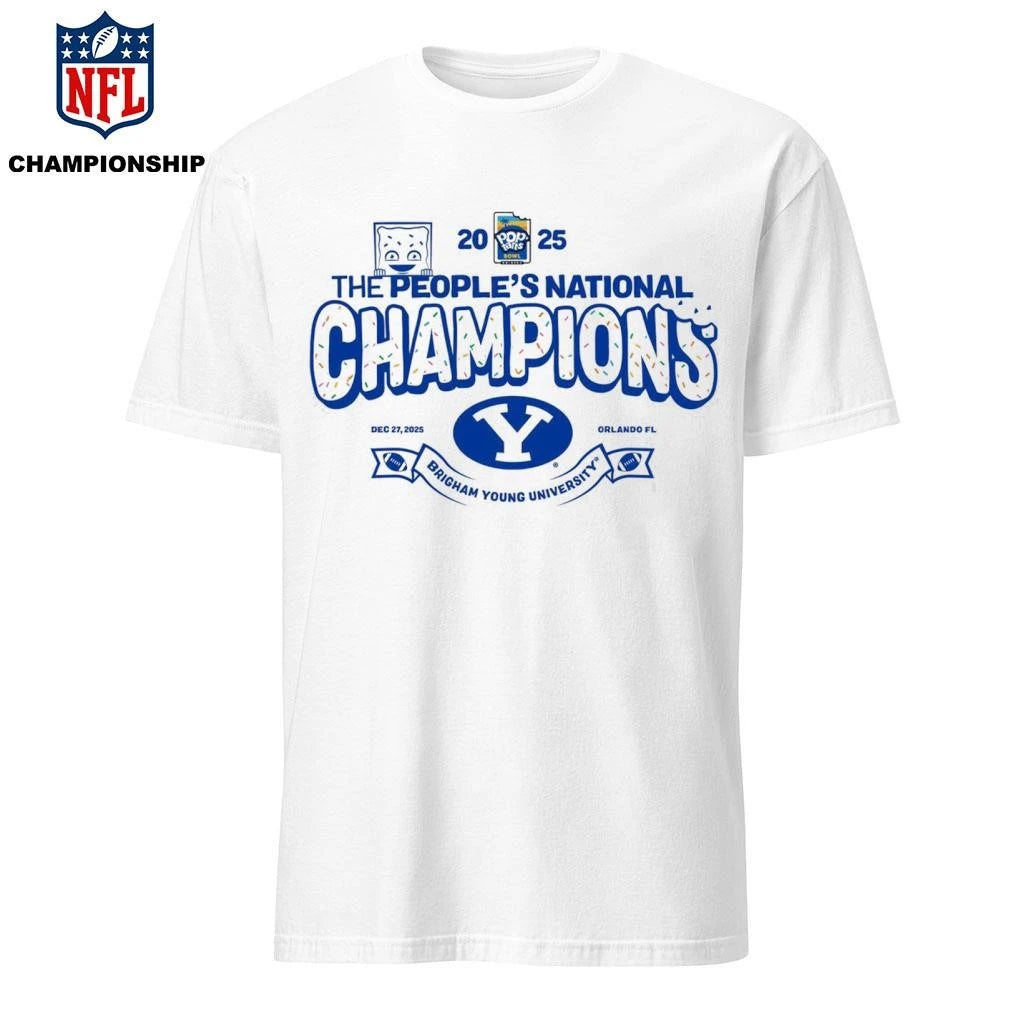 BYU Cougars 2025 Pop-Tarts Bowl Champions Shirt