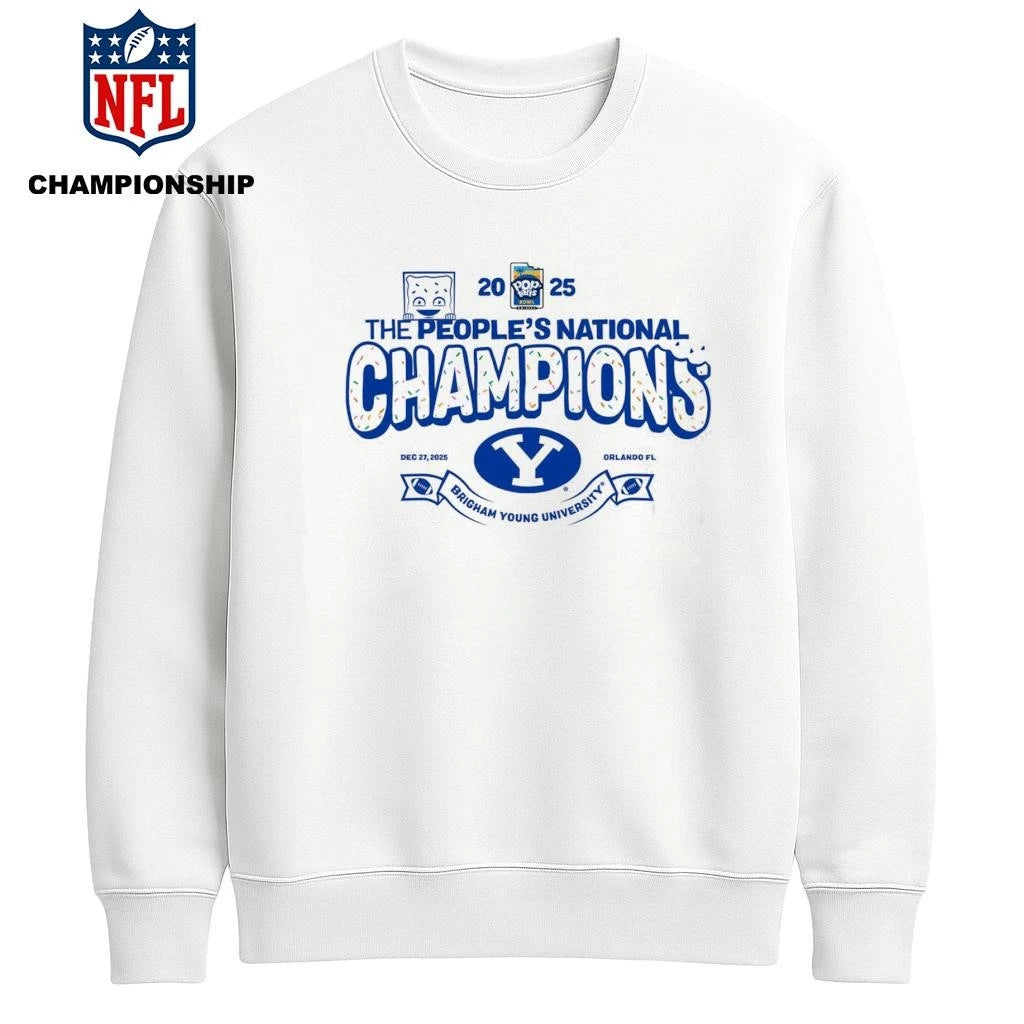 BYU Cougars 2025 Pop-Tarts Bowl Champions Shirt