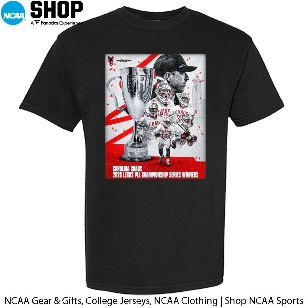 Carolina Chaos Champions Lexus PLL Championship 2026 Series T-Shirt