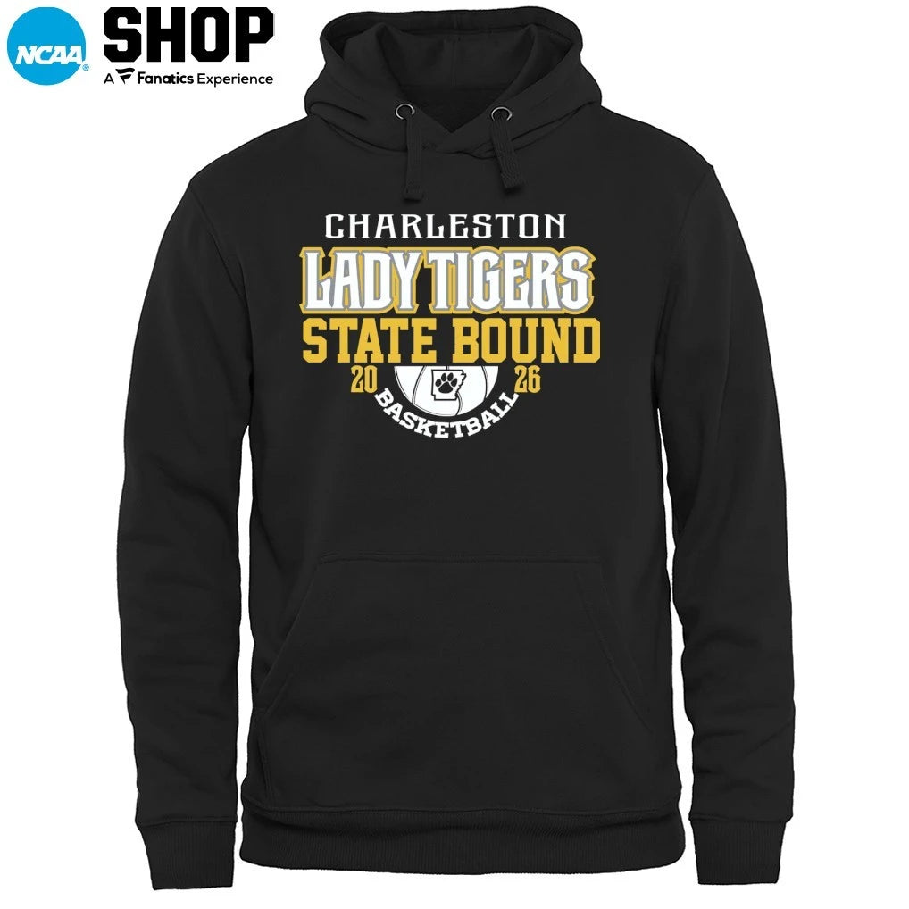 Charleston Lady Tigers 2026 State Bound Basketball T-Shirt