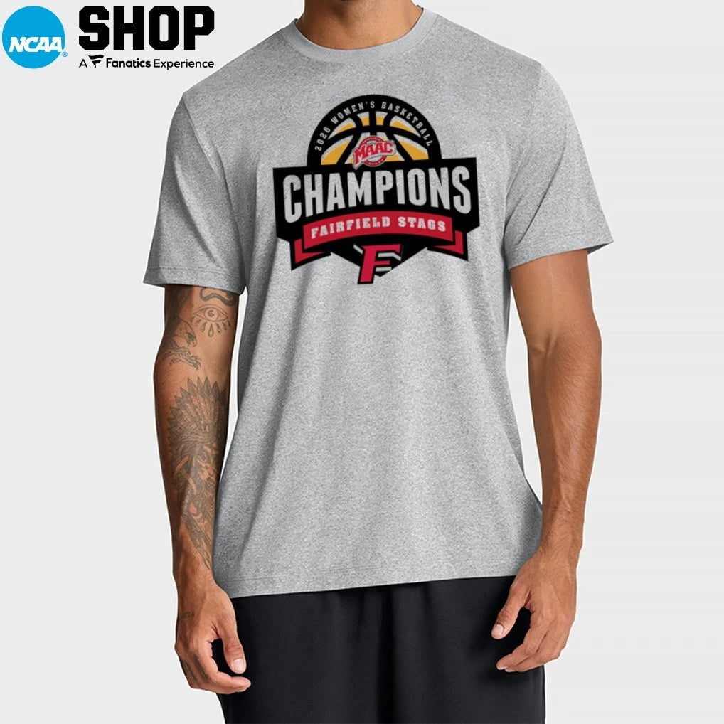 Fairfield Stags 2026 MAAC Women’s Basketball Champions T-Shirt
