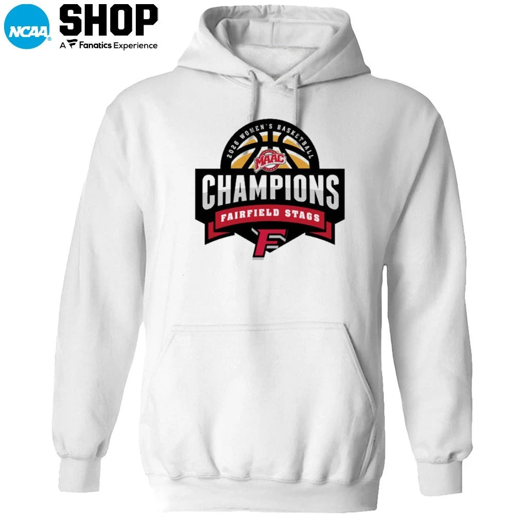 Fairfield Stags 2026 MAAC Women’s Basketball Champions T-Shirt