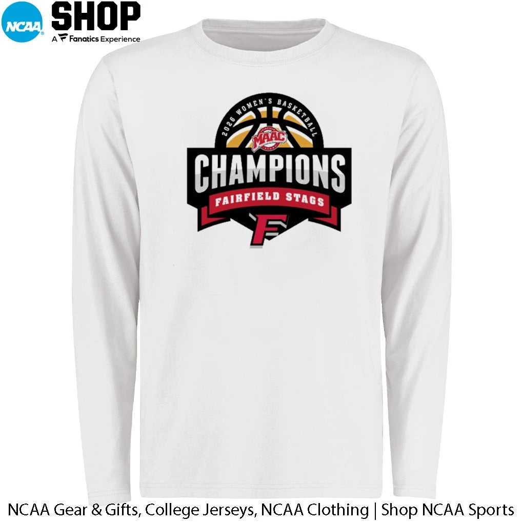 Fairfield Stags 2026 MAAC Women’s Basketball Champions T-Shirt