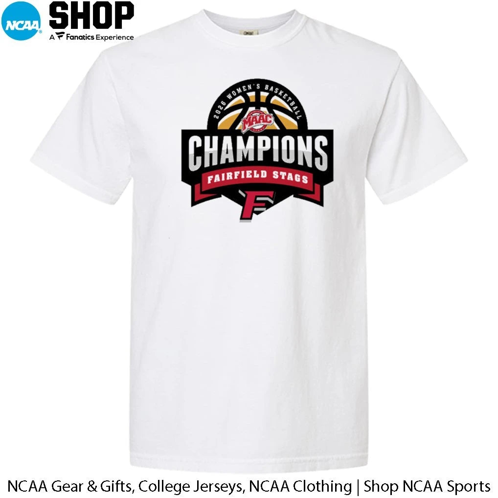 Fairfield Stags 2026 MAAC Women’s Basketball Champions T-Shirt