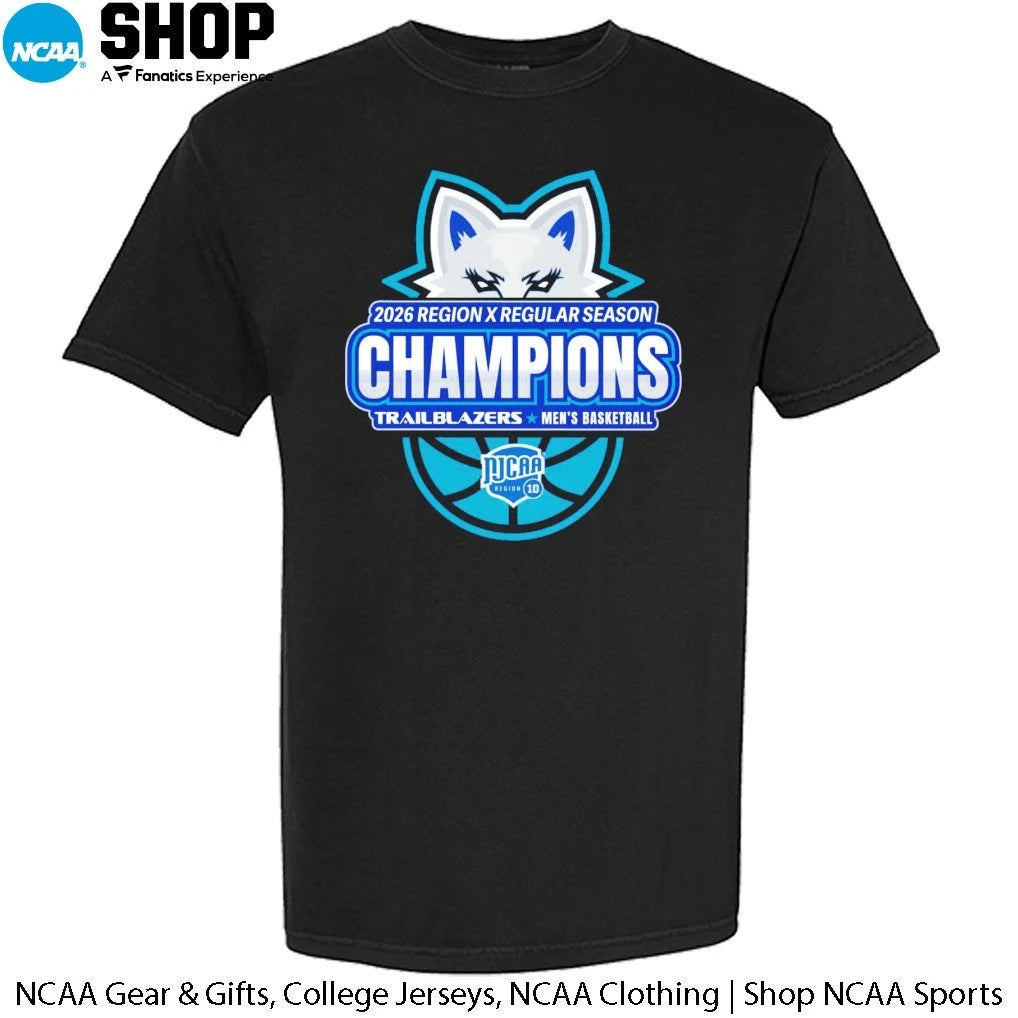 Forsyth Tech Trailblazers Men’s Basketball 2026 Region X Regular Season Champions T-Shirt
