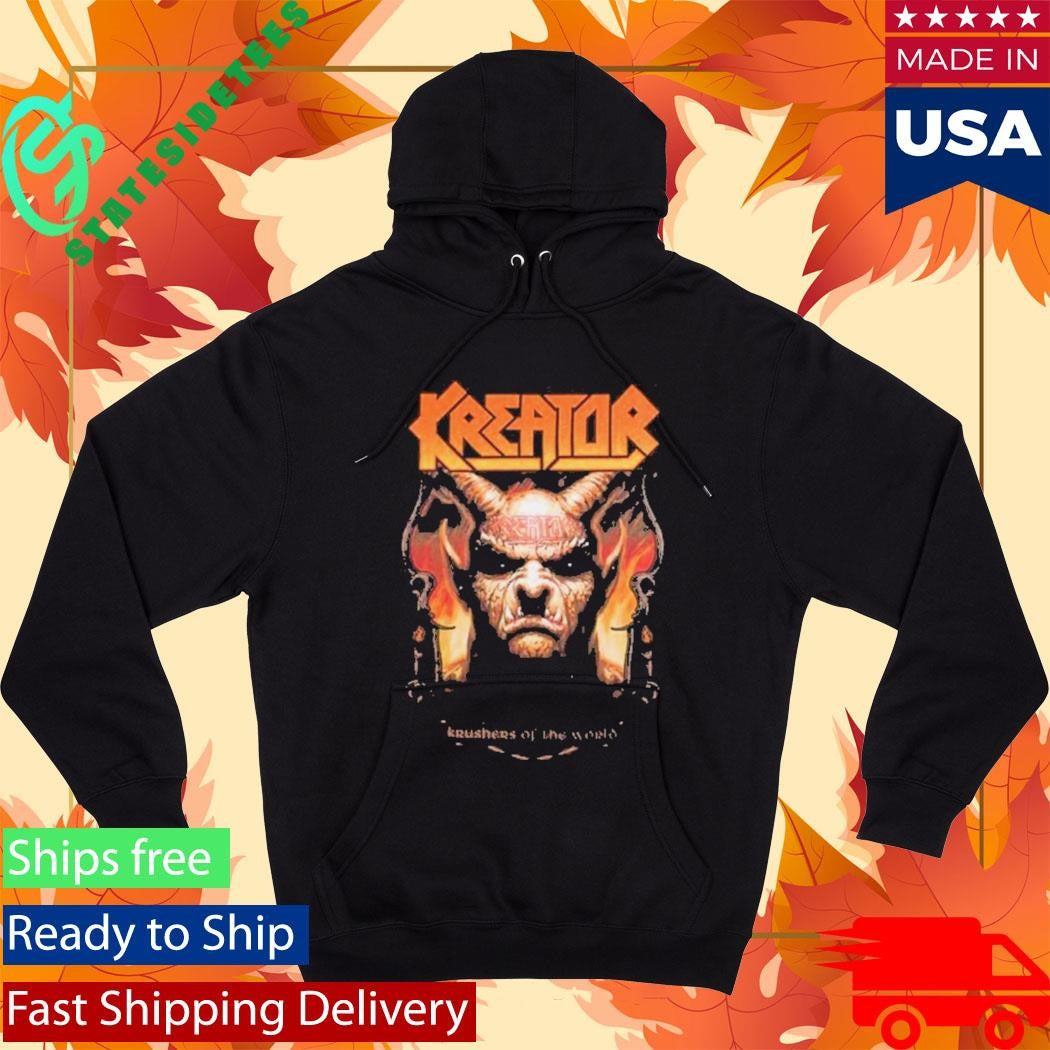 h Kreator Krushers Of The World Demon Crest T-Shirt