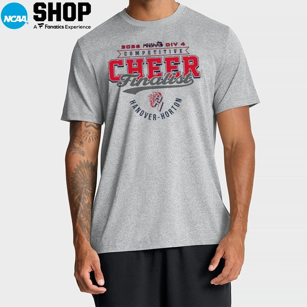 Hanover-Horton Comets 2026 MHSAA DIV 4 Competitive Cheer Finalist T-Shirt