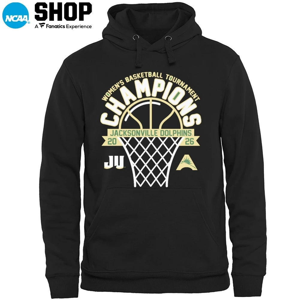 JU Dolphins 2026 ASUN Women’s Basketball Tournament Champions T-Shirt