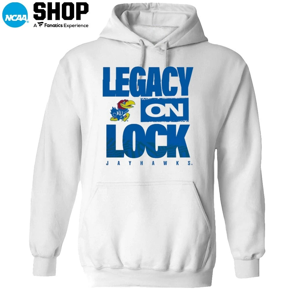 Kansas Jayhawks 2026 Legacy On Lock On-Court March Madness T-Shirt