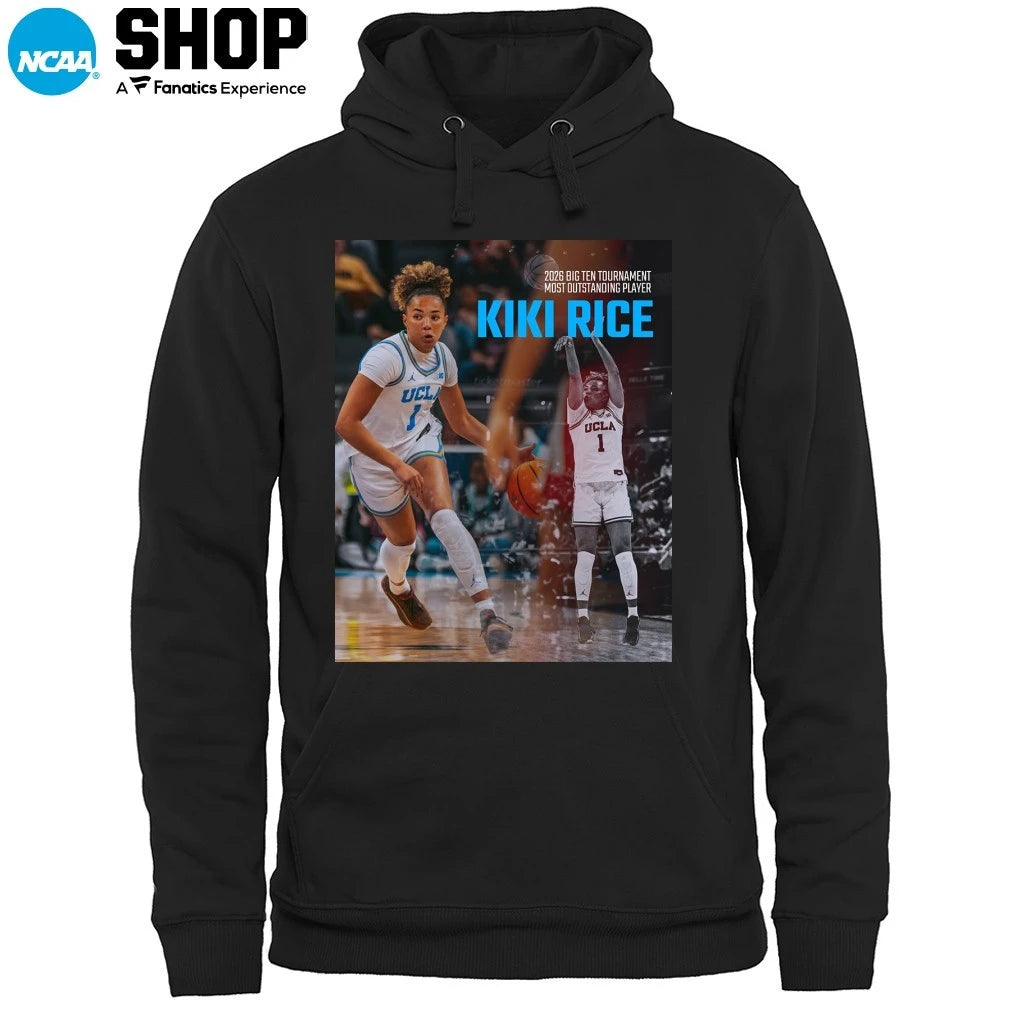 Kiki Rice UCLA Bruins 2026 Big Ten Tournament Most Outstanding Player T-Shirt
