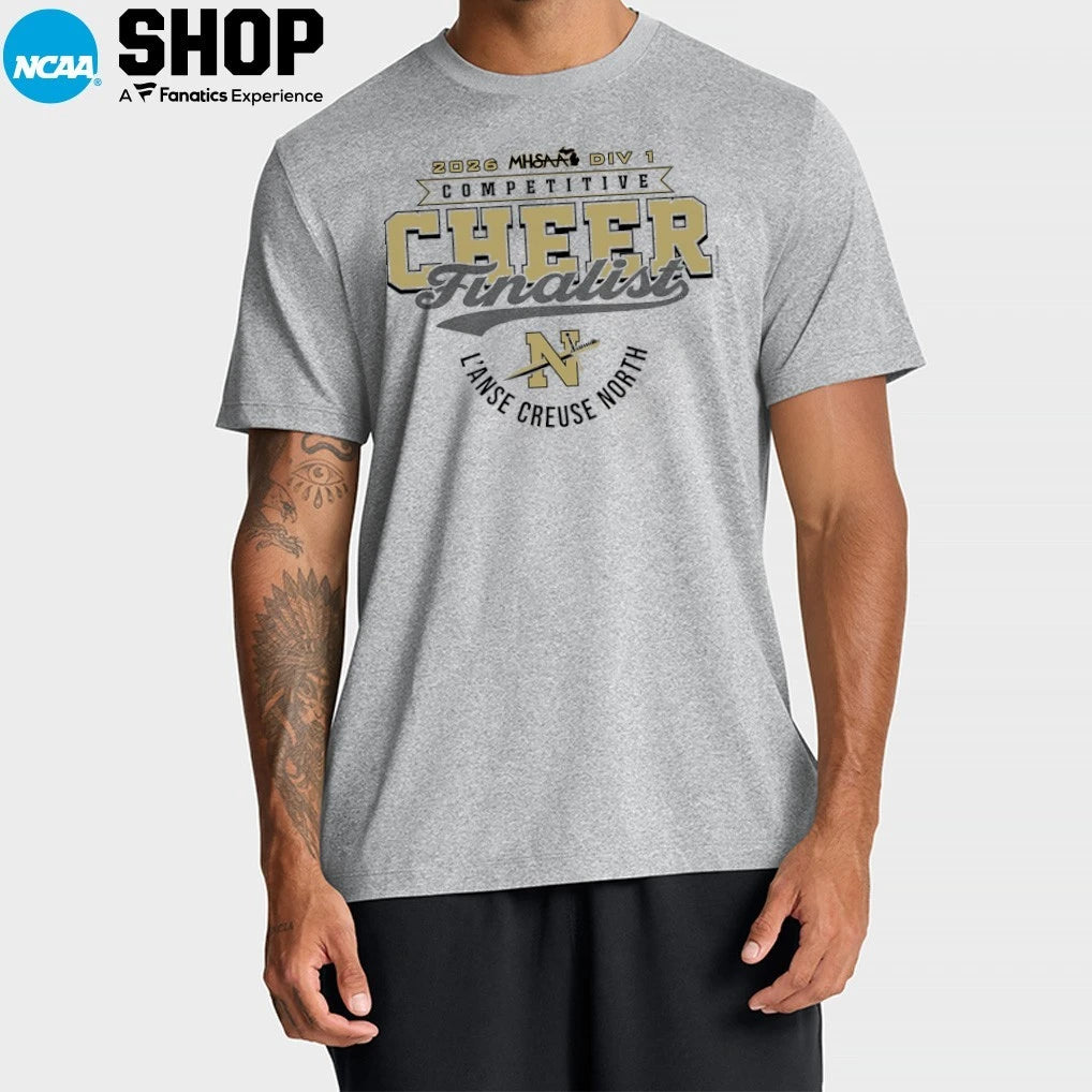 LCN Crusaders 2026 MHSAA DIV 1 Competitive Cheer Finalist T-Shirt