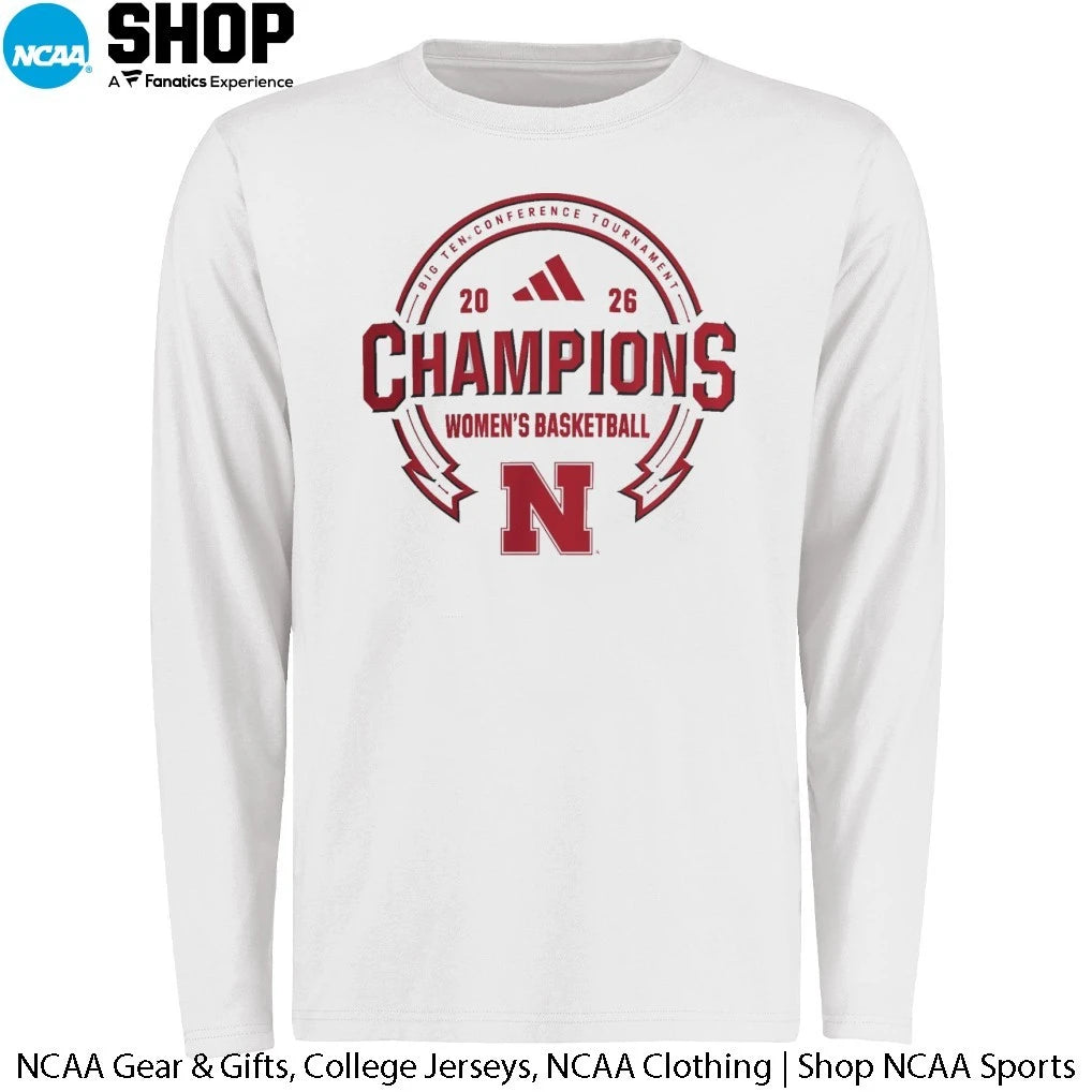 Nebraska Huskers 2026 Big Ten Women’s Basketball Champions T-Shirt