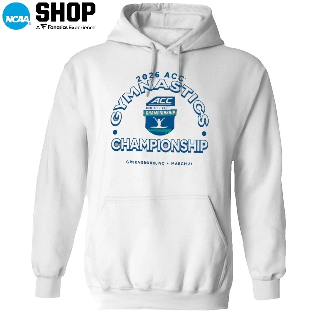 Official 2026 Acc Gymnastics Champions Greensboro Nc March 21 T-Shirt