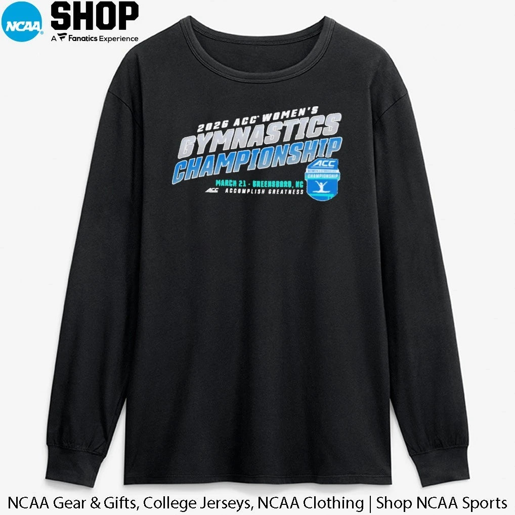 Official 2026 ACC Women’s Gymnastics Champions March Greensboro Nc T-Shirt