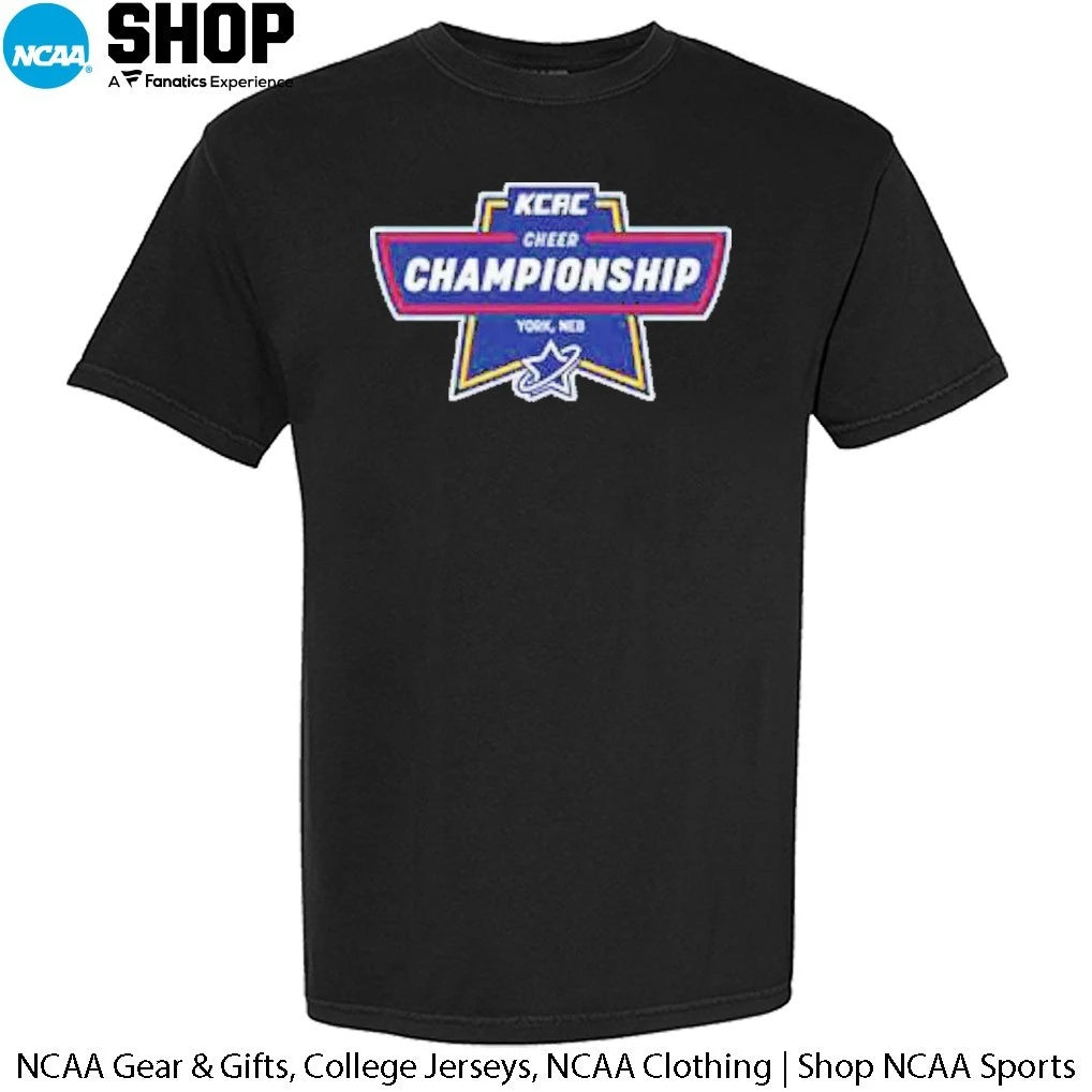 Official 2026 KCAC Cheer Champions Logo T-Shirt