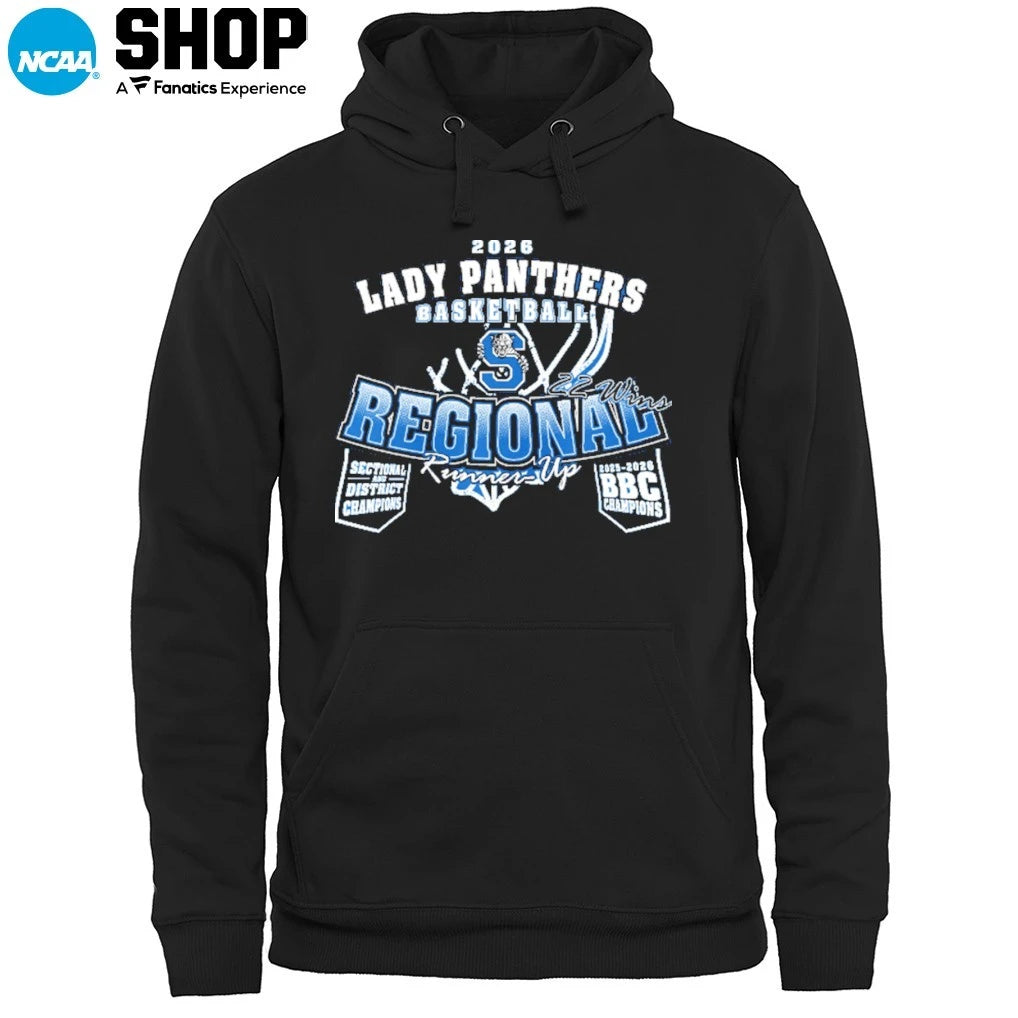 Official 2026 Lady Panthers Basketball 22 Wins Regional Runner Up T-Shirt
