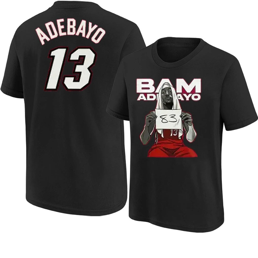 Official Bam Adebayo Miami Heat The Bam Game 83 Point History T-Shirt