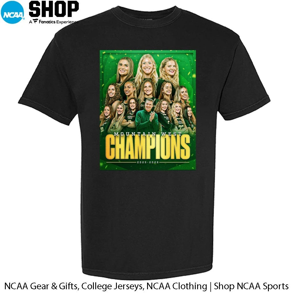 Official Colorado State Rams Women’s Basketball 2025-2026 Tournament Champions T-Shirt