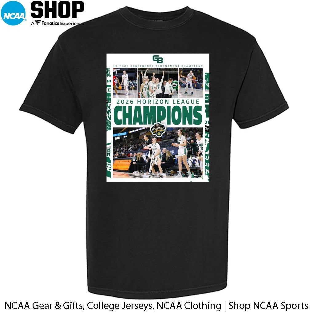 Official Green Bay Phoenix Women’s Basketball 2026 Horizon League 19-Time Conference Tournament Champions T-Shirt