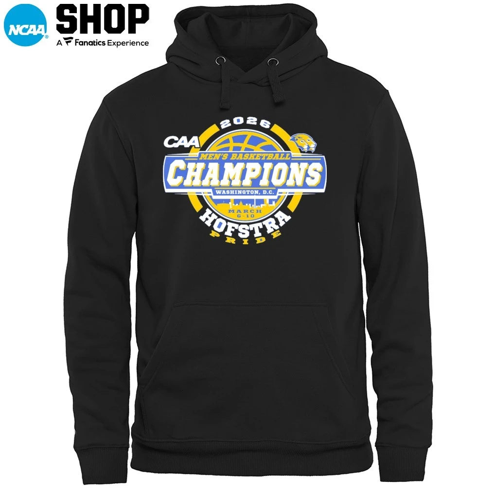 Official Hofstra University Pride 2026 CAA Men’s Basketball Tournament Champions T-Shirt