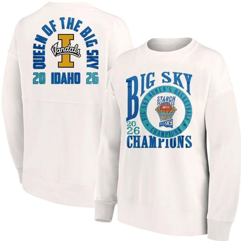 Official Idaho Vandals Big Sky WBB Champions 2026 T-Shirt