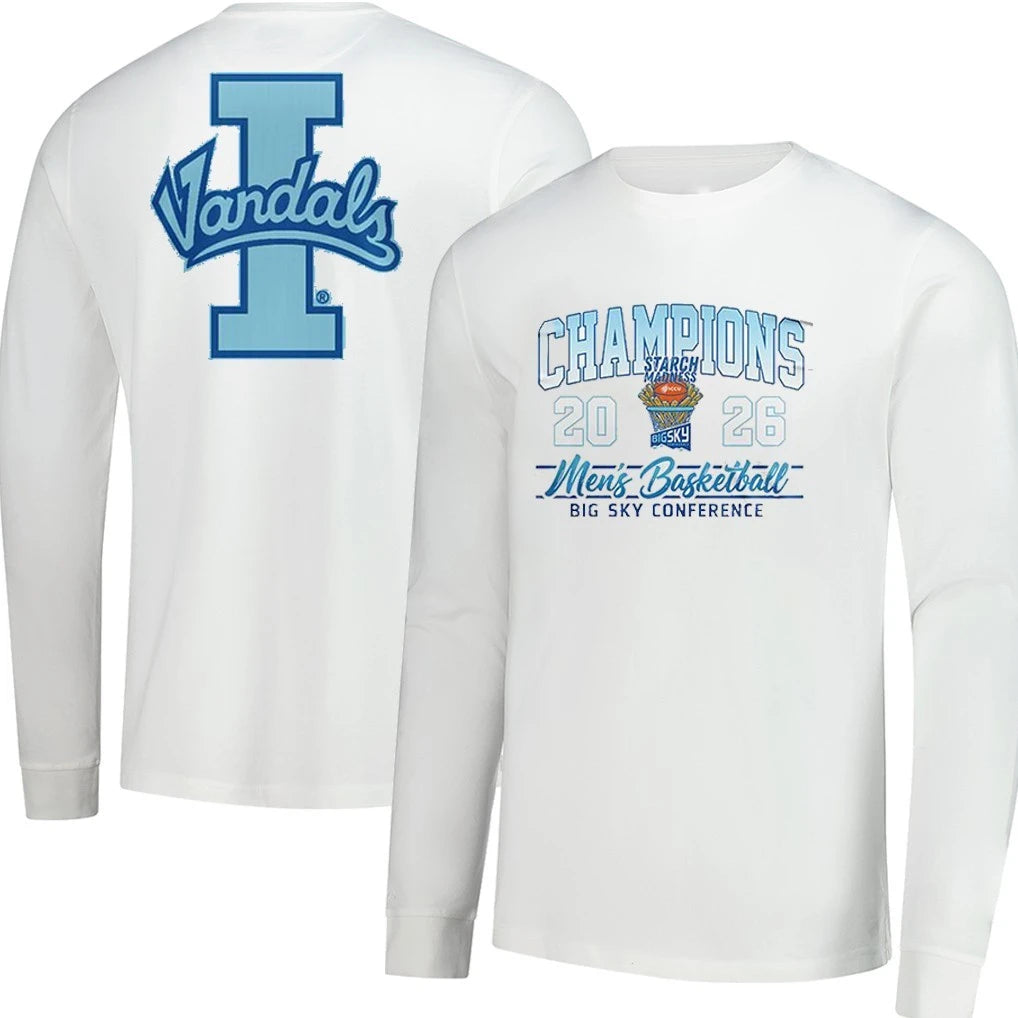 Official Idaho Vandals Men’s Basketball Big Sky Champions Official Locker Room T-Shirt