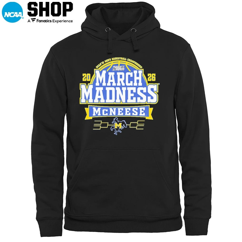 Official McNeese State Cowboys 2026 NCAA DI Men’s Basketball Championship March Madness Bound T-Shirt