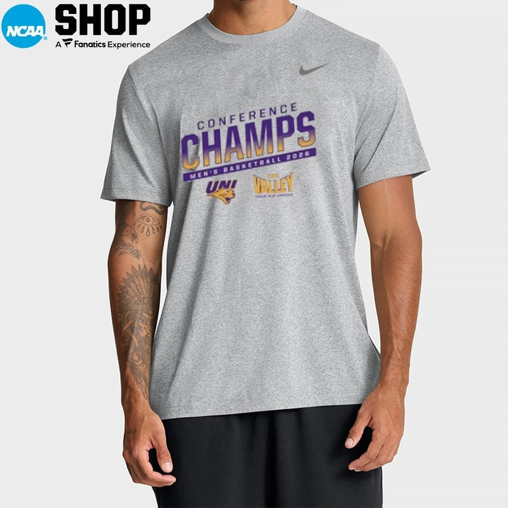 Official Northern Iowa Panthers Men’s Basketball 2026 Conference Champions T-Shirt