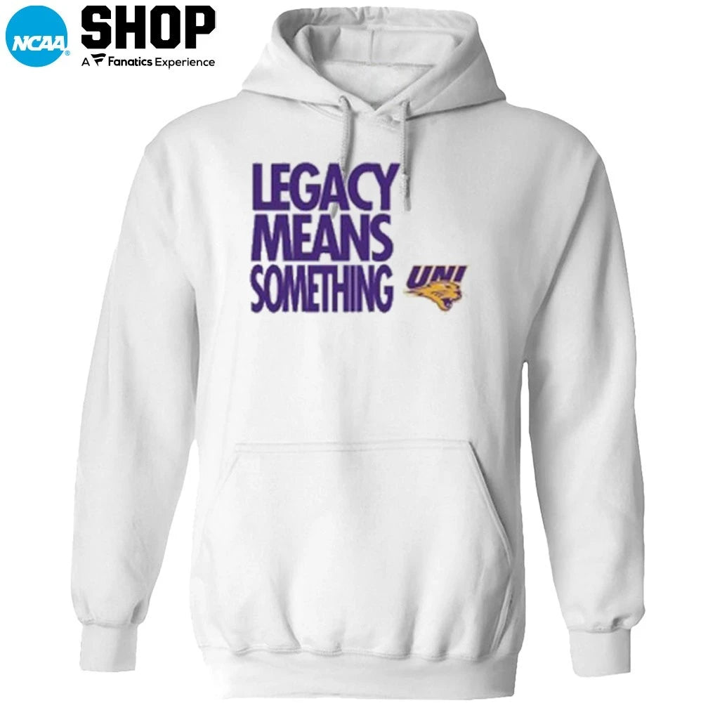 Official Northern Iowa Panthers Men’s Basketball Legacy Means Something T-Shirt