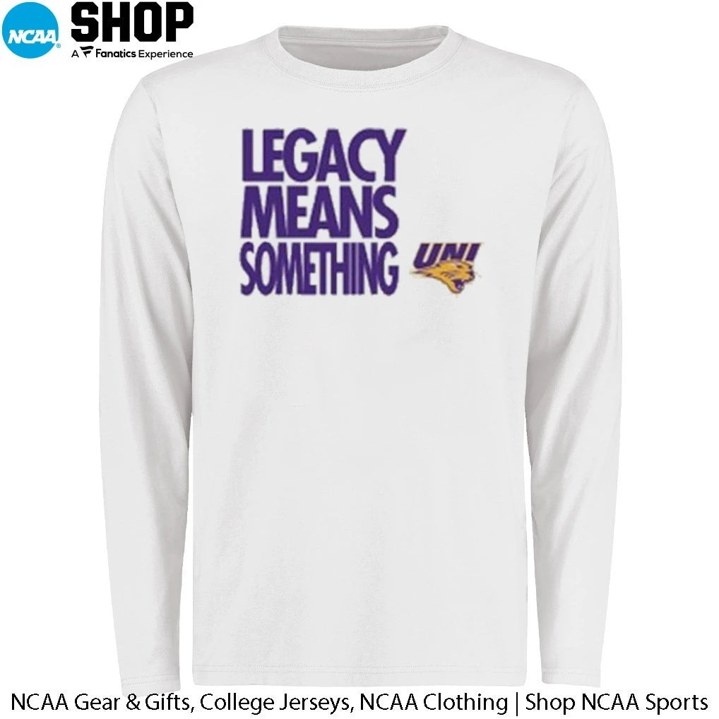 Official Northern Iowa Panthers Men’s Basketball Legacy Means Something T-Shirt