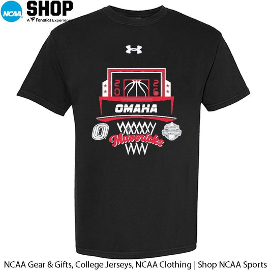 Official Omaha Mavericks 2026 The Summit League Men’s Basketball Champions T-Shirt