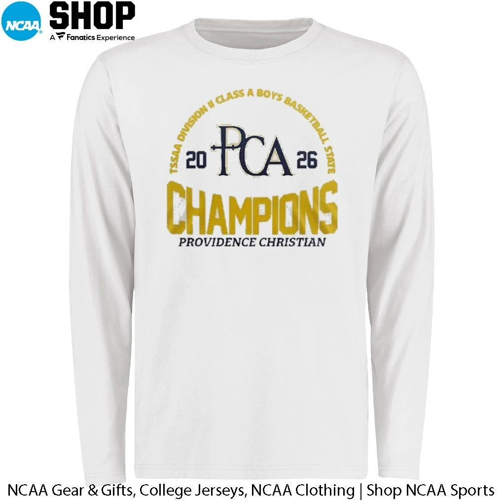 Official Providence Christian TSSAA Division II Class A Boys Basketball State Champions T-Shirt