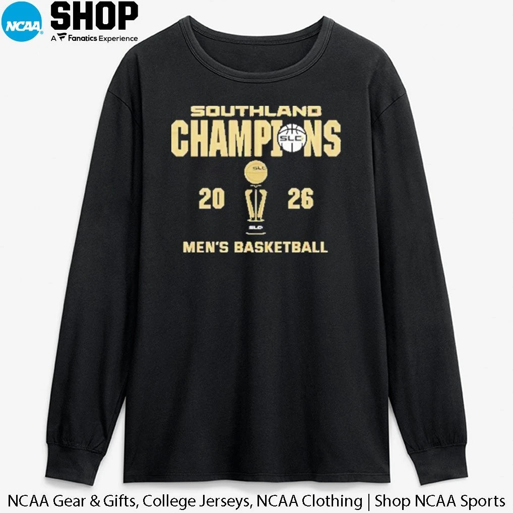 Official Southland Conference Champions 2026 Men’s Basketball Official Locker Room T-Shirt