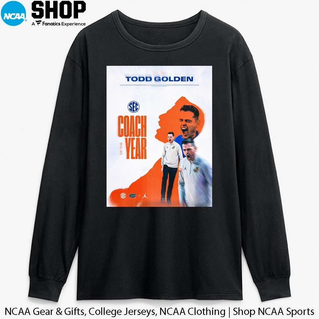 Official Todd Golden Has Been Named Coach Of The Year 2026 T-Shirt