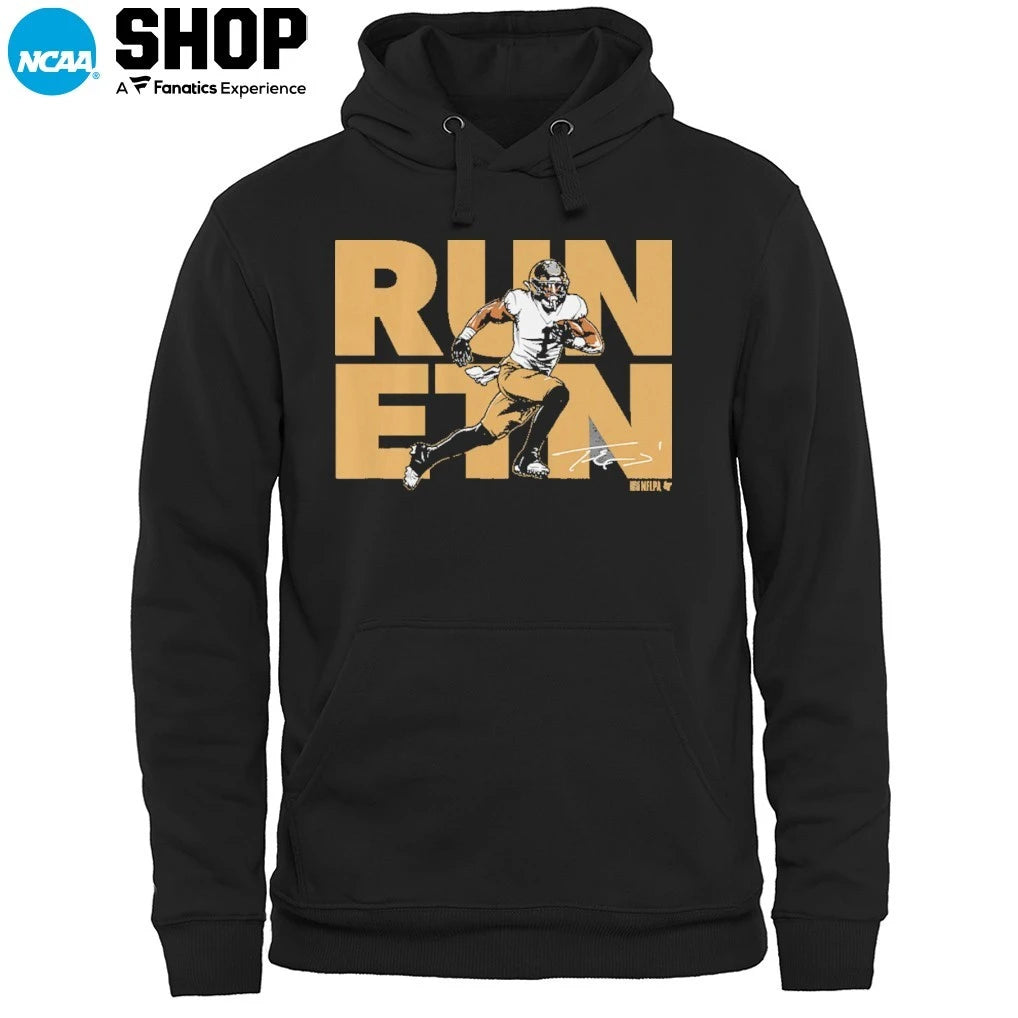 Official Travis Etienne Run ETN NOLA Signature T-Shirt