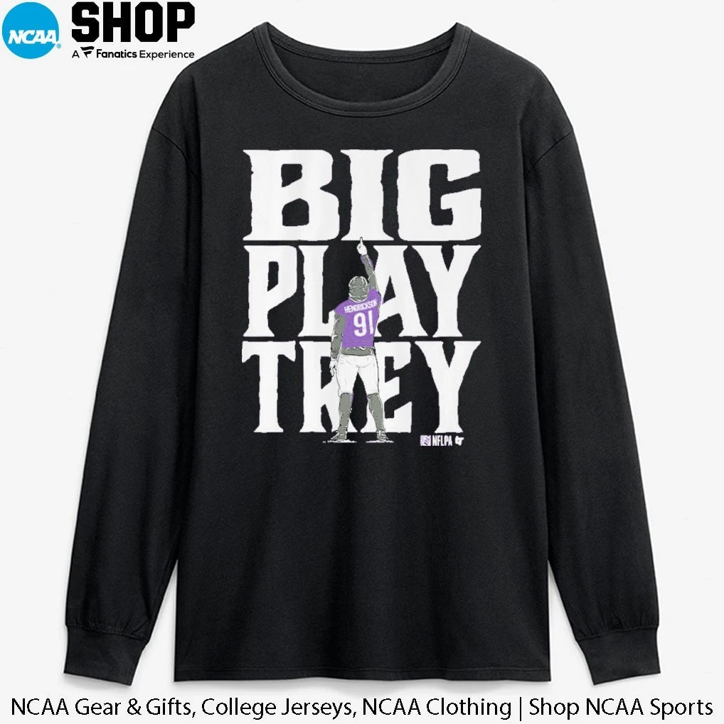 Official Trey Hendrickson Big Play Trey Baltimore Ravens T-Shirt