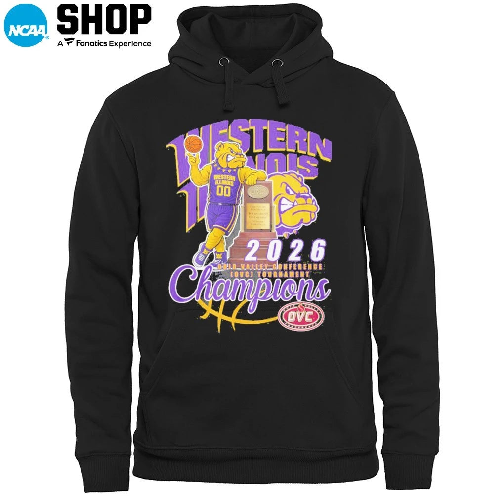 Official Western Illinois Leathernecks Women’s Basketball 2026 Ohio Valley Conference Tournament Champions Mascot T-Shirt