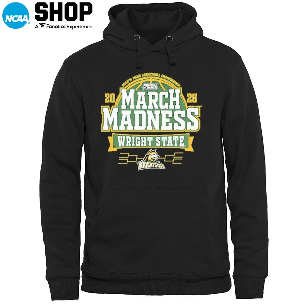 Official Wright State Raiders 2026 NCAA DI Men’s Basketball Championship March Madness Bound T-Shirt
