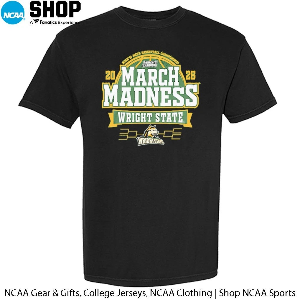 Official Wright State Raiders 2026 NCAA DI Men’s Basketball Championship March Madness Bound T-Shirt