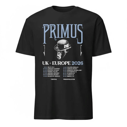 Primus UK And Europe 2026 Tour Venue Dates Schedule Shirt