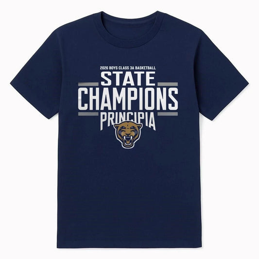 Principia Panthers Class 3 Boys State Champions 2026 Shirt