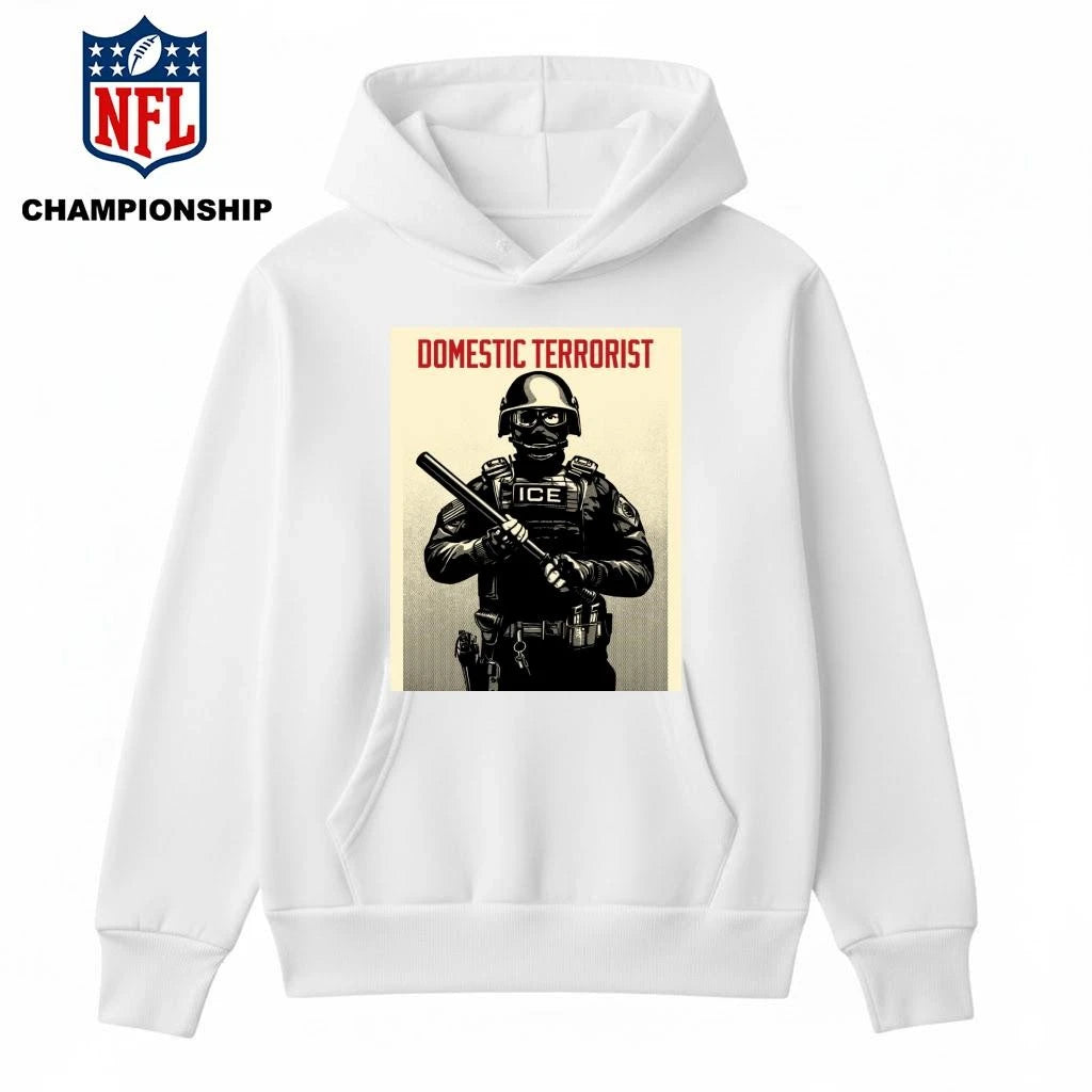 Projection Mirror Domestic Terrorist ICE Shirt
