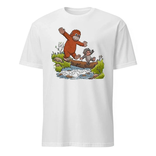 Punch And His Stuffed Orangutan X Calvin And Hobbes Punch Monkey Play Shirt